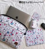 white flowers set - 15.6 inch bag - الصورة 5