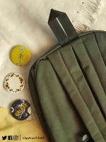⁦Olive Color Basic -Backpack⁩ - الصورة ⁦3⁩