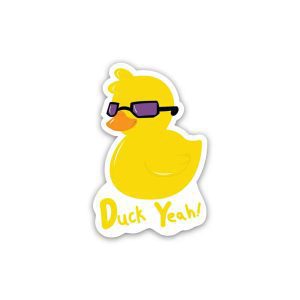 Duck you- sticker