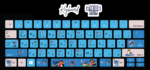 ⁦Stitch- keyboard sticker⁩ - الصورة ⁦2⁩