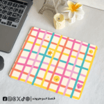 Happy Grid- mouse pad