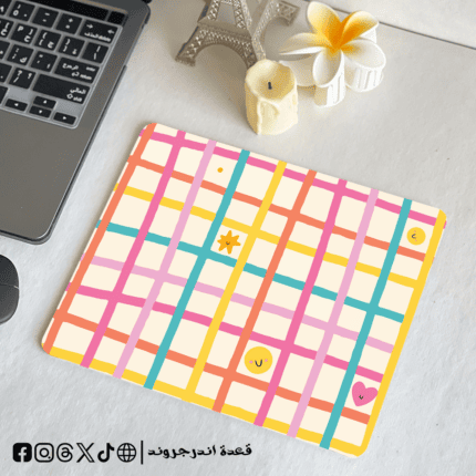 Happy Grid- mouse pad