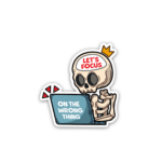 Let’s focus - sticker