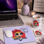 Matchy bundle(mug & coaster & mouse pad) – Strong women bs 3yota